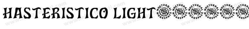 Hasteristico Light字体转换